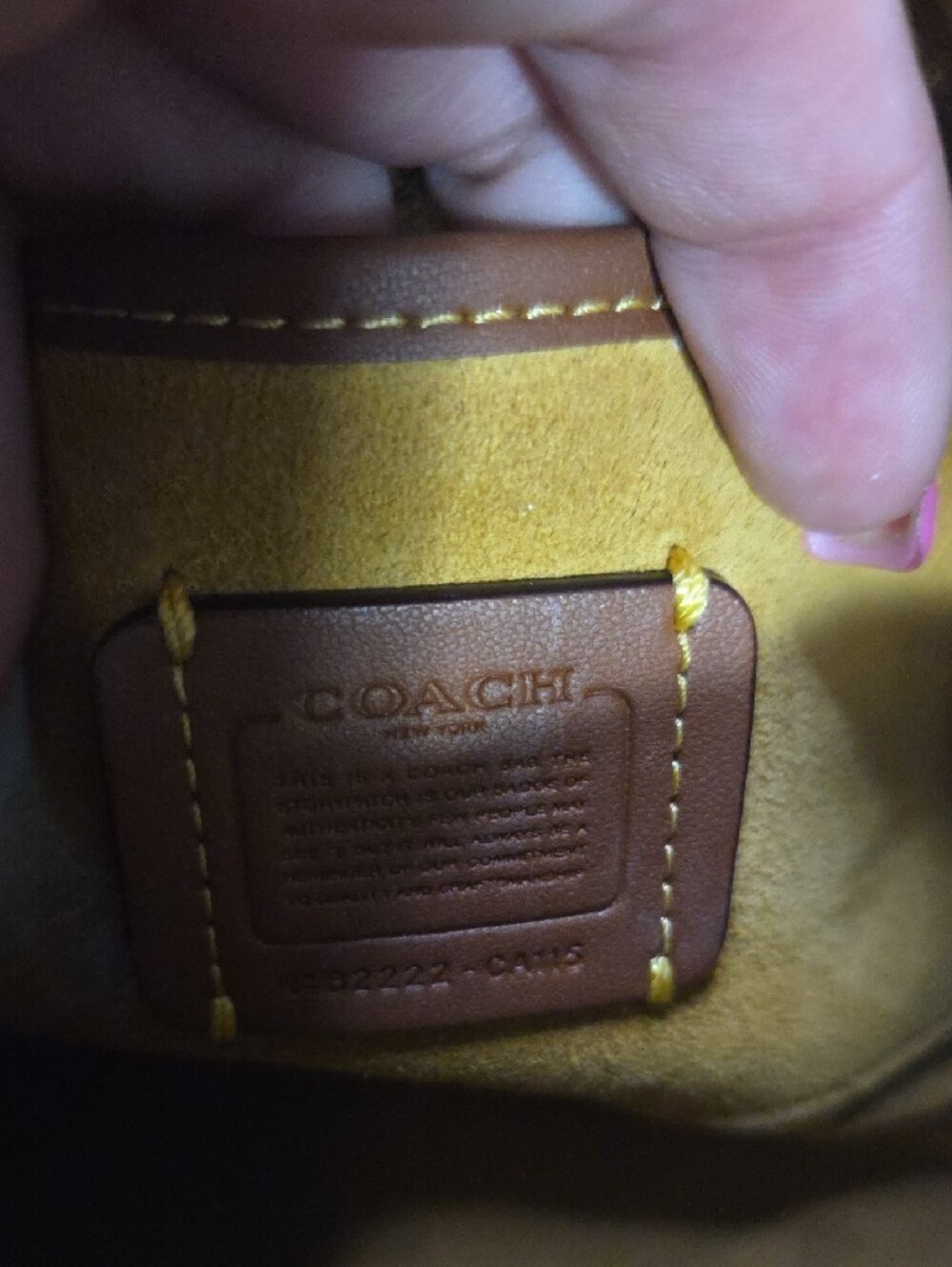 Coach Ruby 18 Cream Signature Mini Satchel with Gold Hardware - Picture 4 of 9